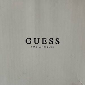 Guess Los Angeles Logo on Subtle Cream